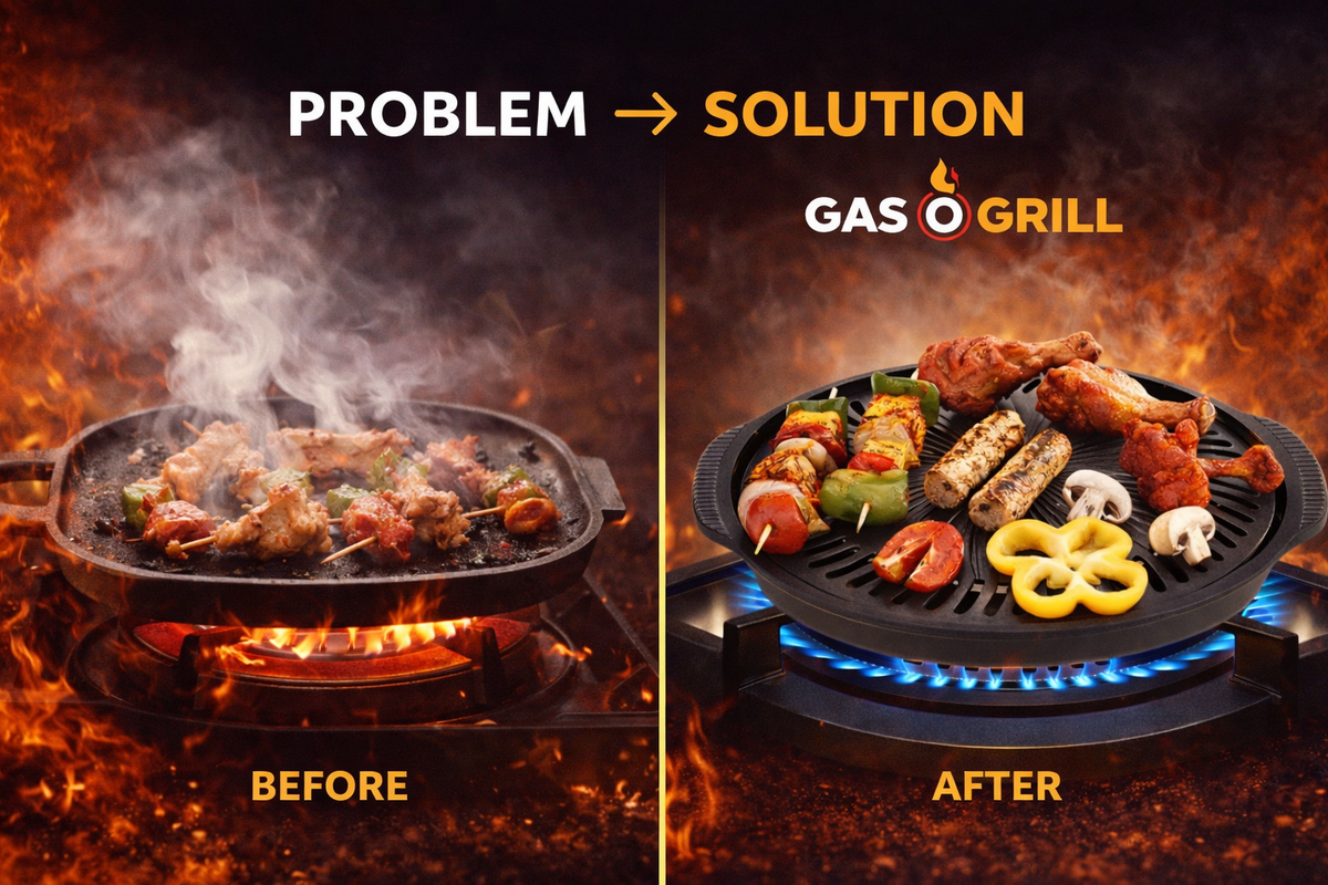 GAS O GRILL BBQ Grill Pan