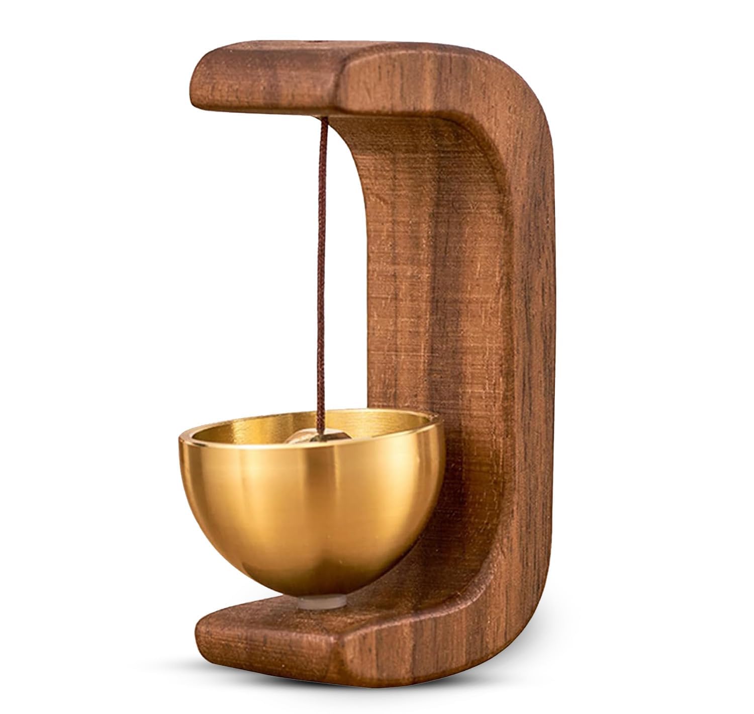 Hanging Meditation Sound Bowl with Wooden Stand