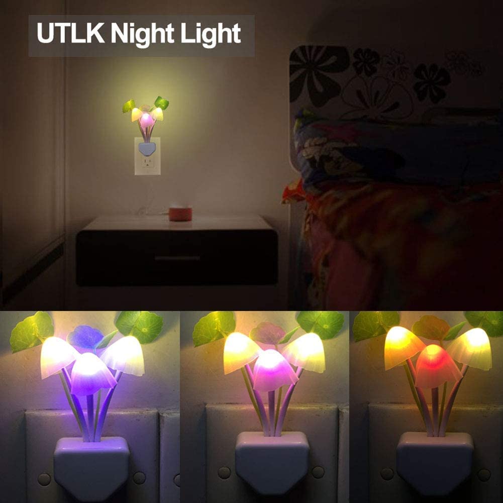 USB LED Mushroom Night Light